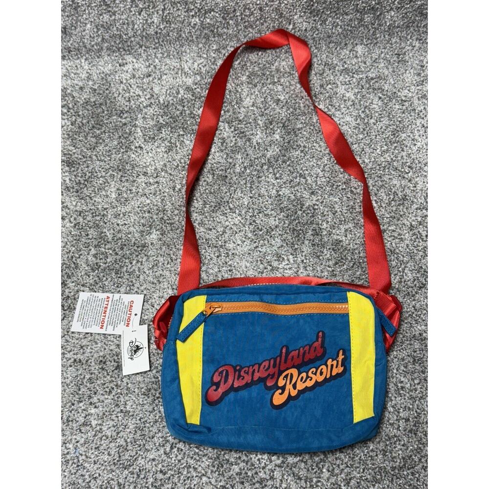 Disneyland Resort Crossbody Bag Youth Retro 80s Colorful Groovy Theme Park